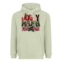 Matcha Christmas jolly mama Heavyweight Hoodie - BarkalooDesign