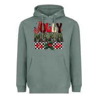 Sage Christmas jolly mama Heavyweight Hoodie - BarkalooDesign