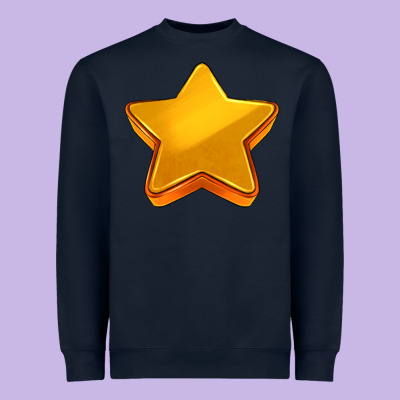 3d Golden Stars Heavyweight Sweatshirt Designed By Adodesignshop