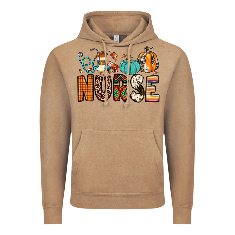 Nurse Fall Vintage Hoodie by JahusDesignShop | Teevron
