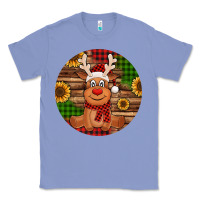 Colony Blue Cute reindeer Christmas Classic Tee - Jasminsmagicworld