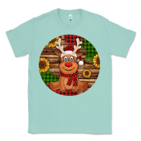 Seafoam Cute reindeer Christmas Classic Tee - Jasminsmagicworld