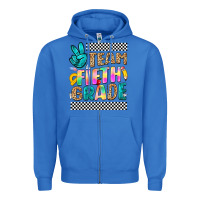 True Royal team fifth grade Zipper Hoodie - NancyCooperArtShop