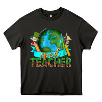 Sped Teacher With Earth Globe Heavy Core Tee | Teevron