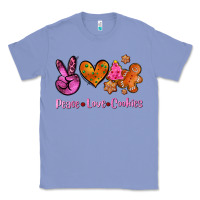 Colony Blue peace love cookies Classic Tee - AdoDesignShop