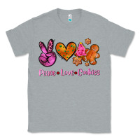 Heather Grey peace love cookies Classic Tee - AdoDesignShop