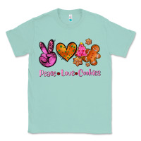 Seafoam peace love cookies Classic Tee - AdoDesignShop