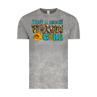 Cloud Rock just a small town girl with sunflowers and money Vintage Tee - AdoDesignShop