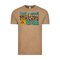 Vintage Coffee just a small town girl with sunflowers and money Vintage Tee - AdoDesignShop
