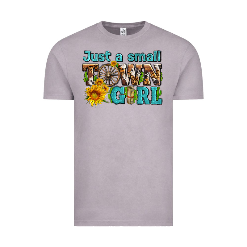 Just A Small Town Girl With Sunflowers And Money Vintage Tee by AdoDesignShop | Teevron