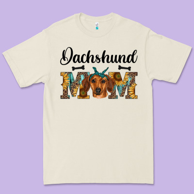 Western Dachshund Mom Premium Tee Designed By Ranaportraitstore