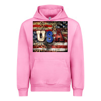 Fuchsia Pink usa Urban Hoodie - CowGirlArtShop