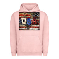 Pigment Salmon usa Urban Hoodie - CowGirlArtShop
