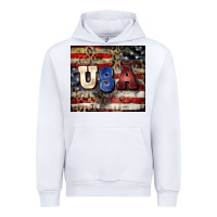 White usa Urban Hoodie - CowGirlArtShop