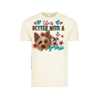 Life Is Better With A Yorkie Vintage Tee | Teevron