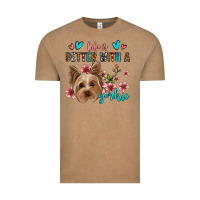 Vintage Coffee life is better with a yorkie Vintage Tee - Jasminsmagicworld