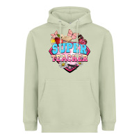 Matcha super teacher Heavyweight Hoodie - BarkalooDesign