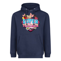 Navy super teacher Heavyweight Hoodie - BarkalooDesign