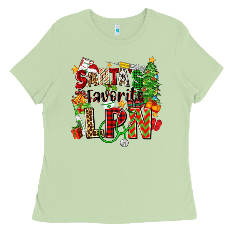 Santa's Favorite Lpn Ladies Tee by Zillion Design Studio | Teevron