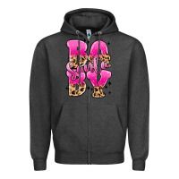 Charcoal Heather santa baby Zipper Hoodie - MaliasSmallBusiness