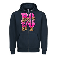 Navy santa baby Zipper Hoodie - MaliasSmallBusiness