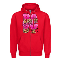 Red santa baby Zipper Hoodie - MaliasSmallBusiness