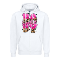 White santa baby Zipper Hoodie - MaliasSmallBusiness