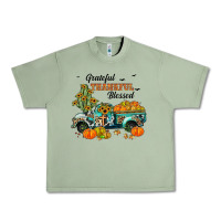 Oil Green grateful thankful blessed Urban Heavy Tee - JahusDesignShop