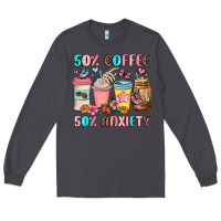 Smoke half teacher half coffee Long Sleeve Tee - JahusDesignShop