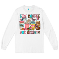White half teacher half coffee Long Sleeve Tee - JahusDesignShop