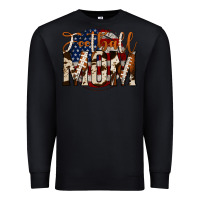 Black football mom Premium Sweatshirt - Jasminsmagicworld