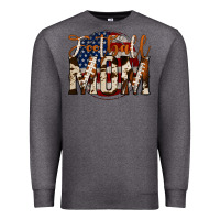 Charcoal Heather football mom Premium Sweatshirt - Jasminsmagicworld