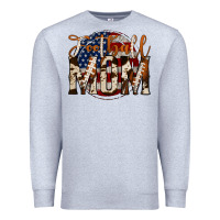 Heather Grey football mom Premium Sweatshirt - Jasminsmagicworld