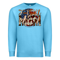 Ocean Blue football mom Premium Sweatshirt - Jasminsmagicworld