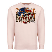Pale Pink football mom Premium Sweatshirt - Jasminsmagicworld