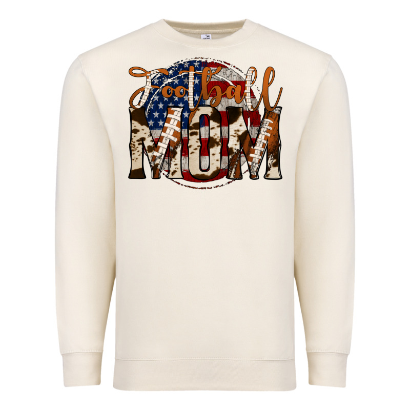 Football Mom Premium Sweatshirt by Jasminsmagicworld | Teevron