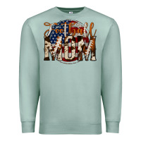 Seafoam football mom Premium Sweatshirt - Jasminsmagicworld