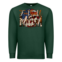 Sports Green football mom Premium Sweatshirt - Jasminsmagicworld