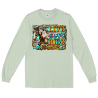 Matcha live love ride horse Long Sleeve Tee - LillyAllenDesigns