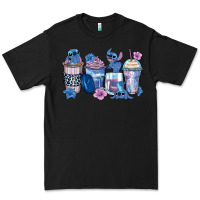 Black stitch coffee cups Premium Tee - Zillion Design Studio