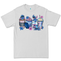 Dove Grey stitch coffee cups Premium Tee - Zillion Design Studio