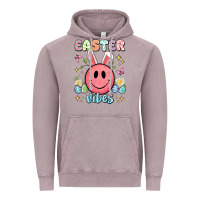 Vintage Zinc easter vibes smiley face Vintage Hoodie - Artiststas