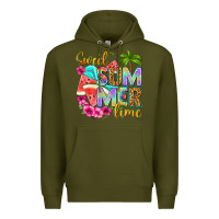 Army Green sweet summer time Premium Hoodie - NancyCooperArtShop
