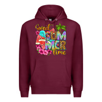Burgundy sweet summer time Premium Hoodie - NancyCooperArtShop