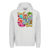 Dove Grey sweet summer time Premium Hoodie - NancyCooperArtShop