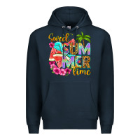Navy sweet summer time Premium Hoodie - NancyCooperArtShop