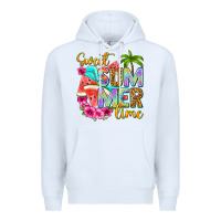 White sweet summer time Premium Hoodie - NancyCooperArtShop