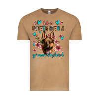 Vintage Camel life is better with a german shepherd Vintage Tee - Jasminsmagicworld