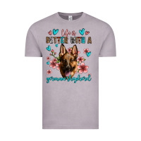 Vintage Zinc life is better with a german shepherd Vintage Tee - Jasminsmagicworld