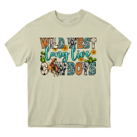 Mossy wild west long live cowboys Heavy Core Tee - Zillion Design Studio